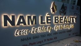 Thi công bảng hiệu đèn hắt chân TPHCM giá xưởng, hoàn thiện tỉ mỉ