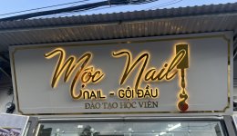 Bảng hiệu hộp đèn nail Quận 1 đẹp, sang trọng, thu hút khách