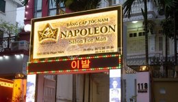 Thi công biển hiệu salon tóc TP HCM chuyên nghiệp, bền đẹp