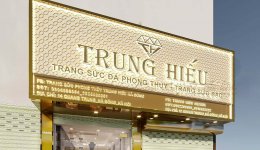Làm bảng hiệu tiệm bạc Quận 1 sang trọng, giá tốt