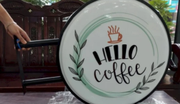Làm bảng hiệu tròn TP HCM chất lượng, thi công nhanh