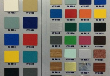 Bảng mã màu Alu Alcorest trong nhà, ngoài trời đầy đủ nhất