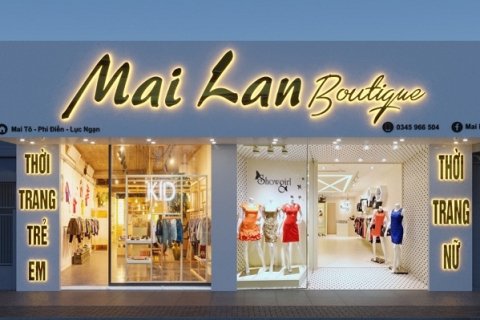Gợi ý thiết kế bảng hiệu chữ nổi đẹp, ấn tượng cho cửa hàng thời trang