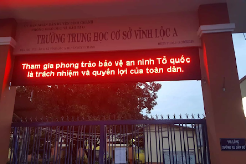 Dịch vụ thi công bảng hiệu đèn led giá rẻ uy tín, chuyên nghiệp