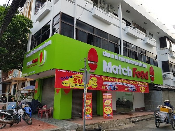Mẫu biển công ty đẹp số 1: Biển Công ty Cổ phần Match Food Việt Nam