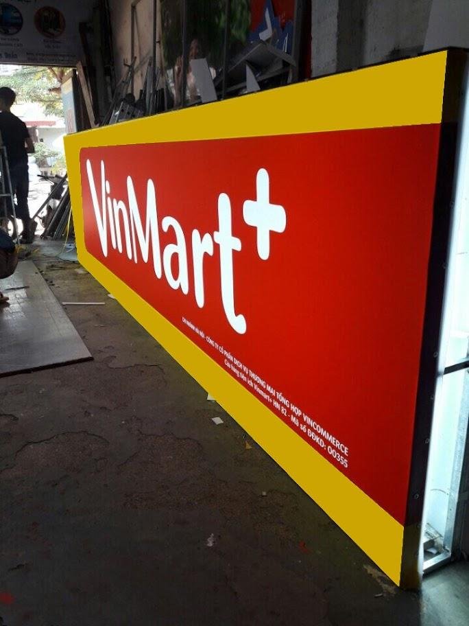 Mẫu hộp đèn UV cửa hàng tiện lợi ấn tượng