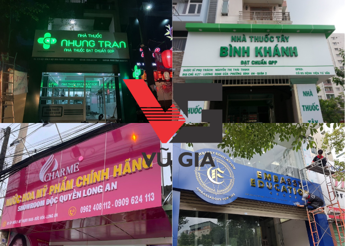 bảng hiệu hộp đèn mica