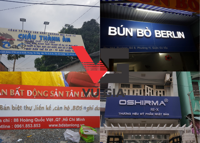 biển hiệu chữ nổi