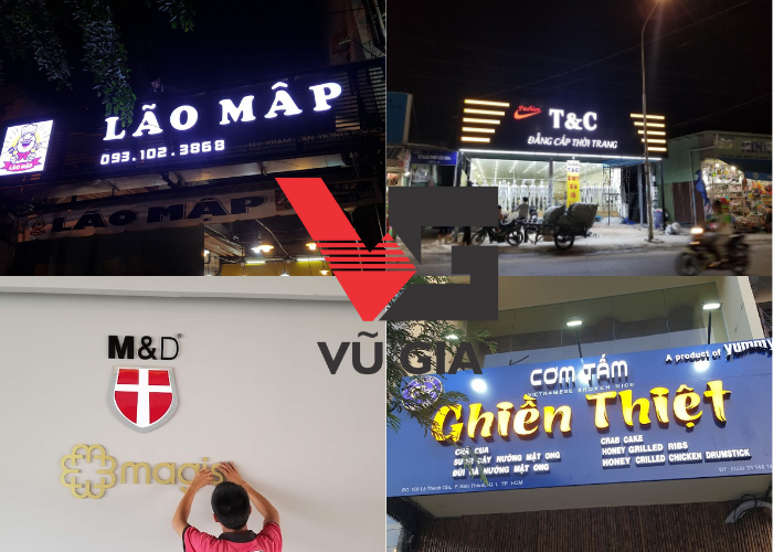 biển hiệu chữ nổi