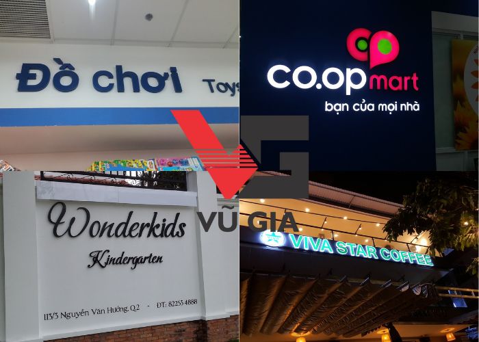 biển hiệu chữ nổi