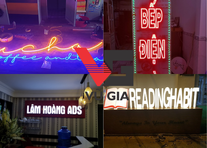 giá bảng hiệu chữ nổi đèn led
