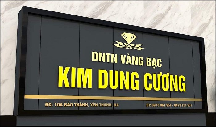 bảng hiệu tiệm bạc quận 1