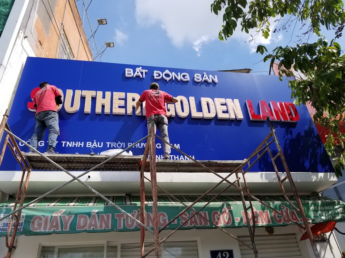 làm biển hiệu cty Thủ Đức