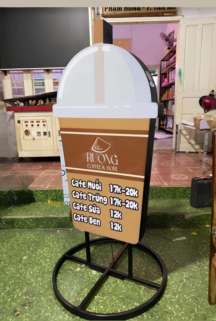 bảng hiệu hộp đèn quán café Tp Hcm