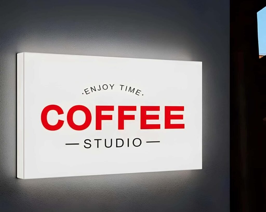 bảng hiệu hộp đèn quán café Tp Hcm
