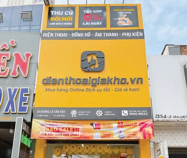 bảng hiệu điện thoại đẹp Tp Hcm