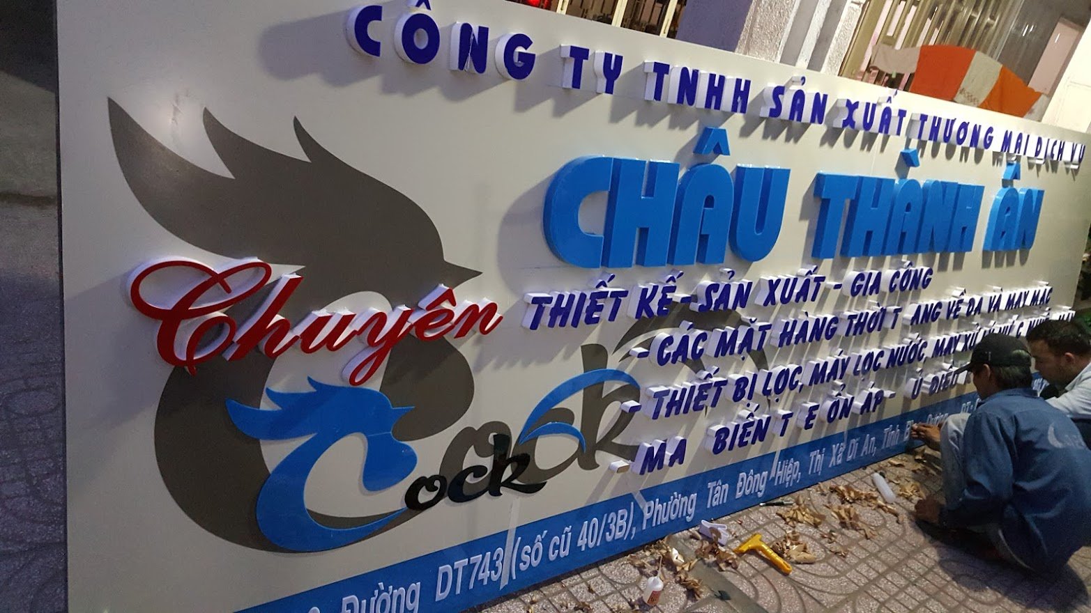 làm biển hiệu công ty Tp Hcm
