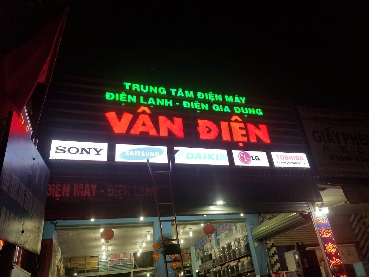 bảng hiệu cửa hàng điện nước Thủ Đức