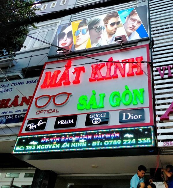 Bảng hiệu mắt kính TPHCM