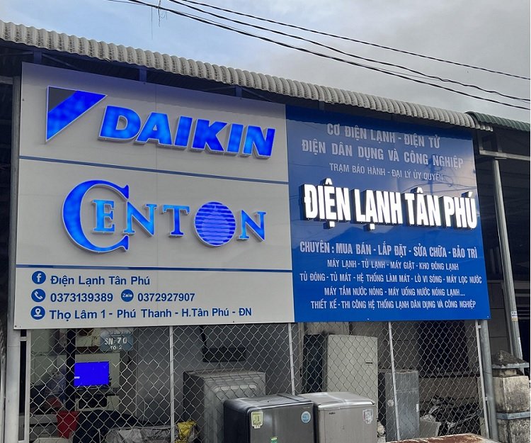 Bảng hiệu điện lạnh đẹp TPHCM