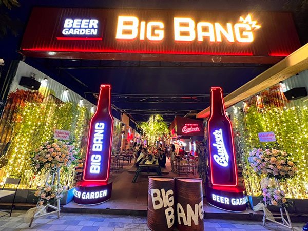 Bảng hiệu quán nhậu Thủ Đức