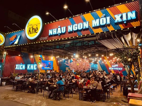 Bảng hiệu quán nhậu Thủ Đức