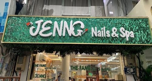 Bảng hiệu nail nhỏ tiệm Jenng