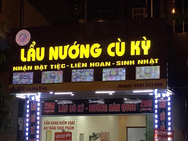 Mẫu biển hiệu quán ăn số 10