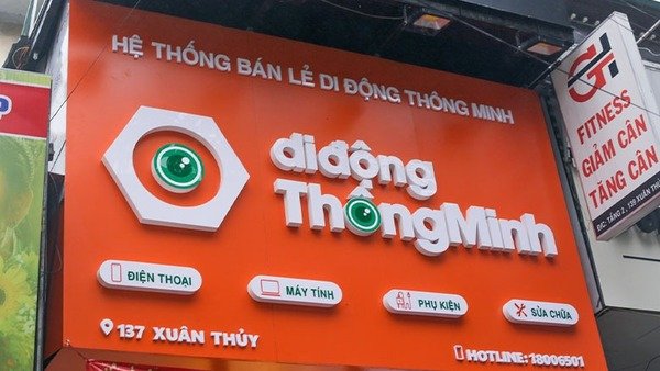 Mẫu bảng hiệu quảng cáo điện thoại 12