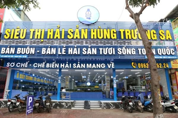 Biển quảng cáo hải sản đẹp thu hút