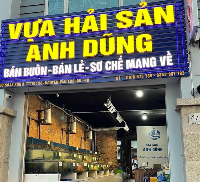 Biển quảng cáo hải sản đẹp, tốt nhất