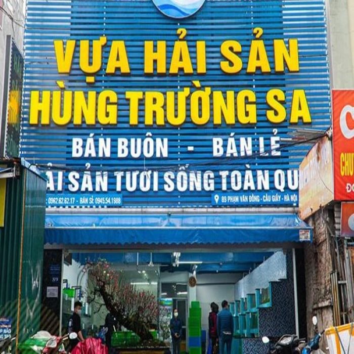 Mẫu biển quảng cáo hải sản giá rẻ đẹp