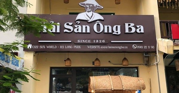 Mẫu bảng hiệu hải sản đẹp