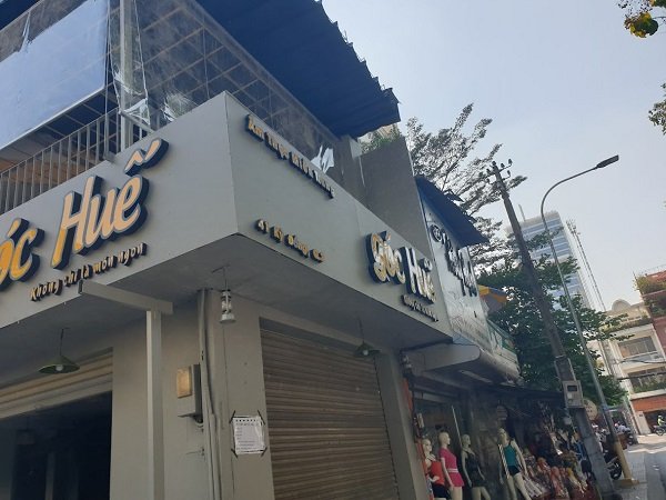 Biển quảng cáo quán ăn Góc Huế với chất liệu alu đẹp