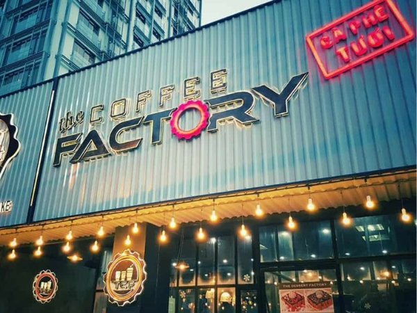 Bảng hiệu tôn sóng cho quán cà phê