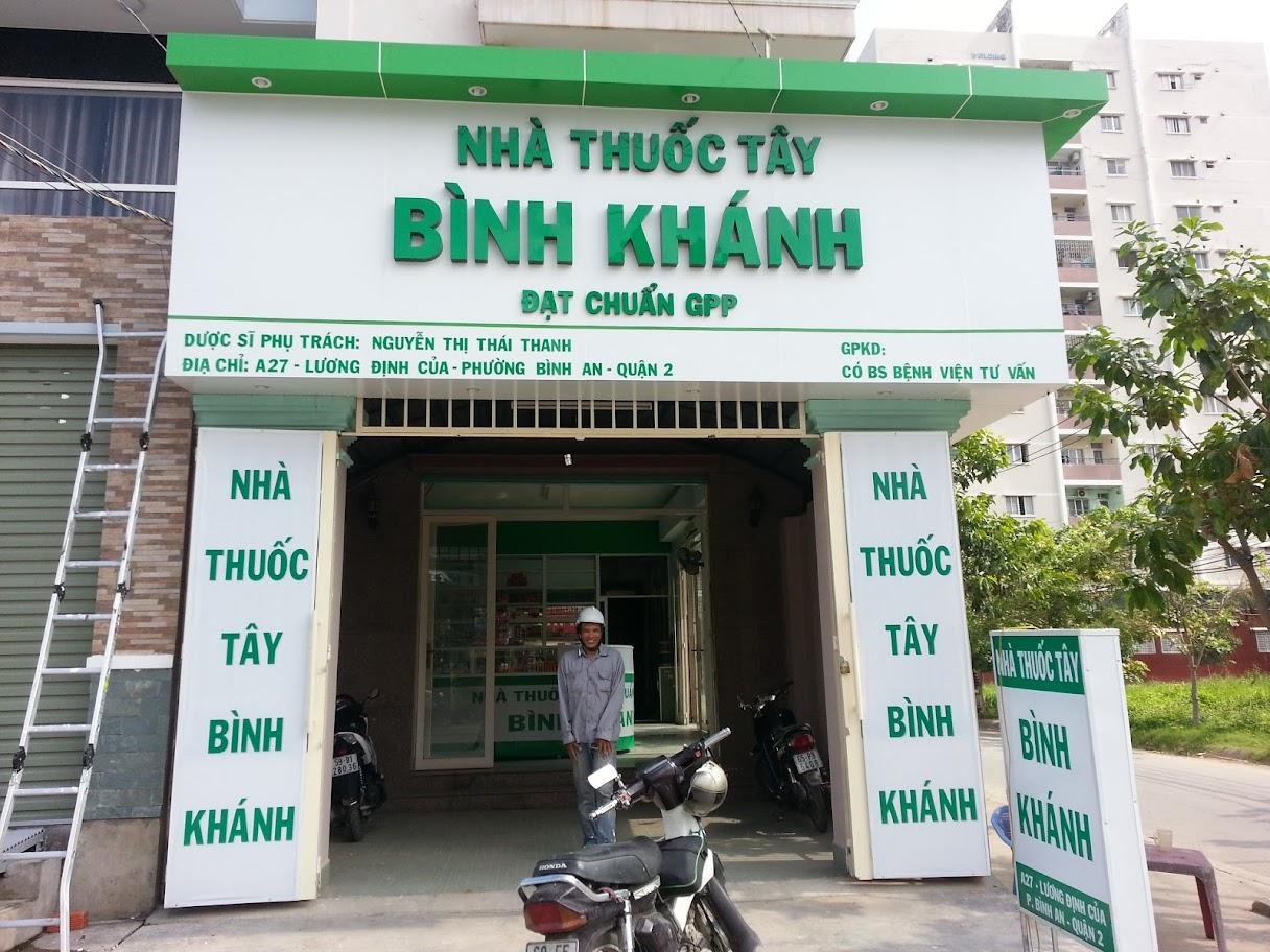 Tính toán kích thước phù hợp với diện tích mặt bằng treo bảng hiệu