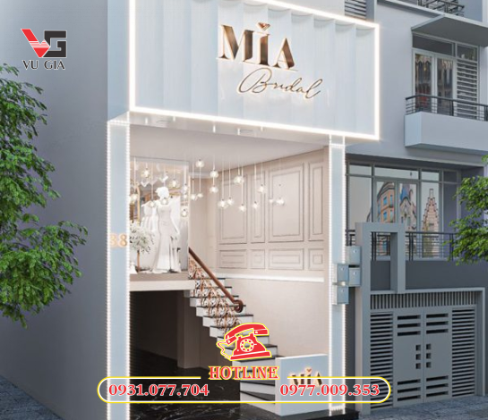 Thi công bảng hiệu áo cưới TP HCM giá tốt