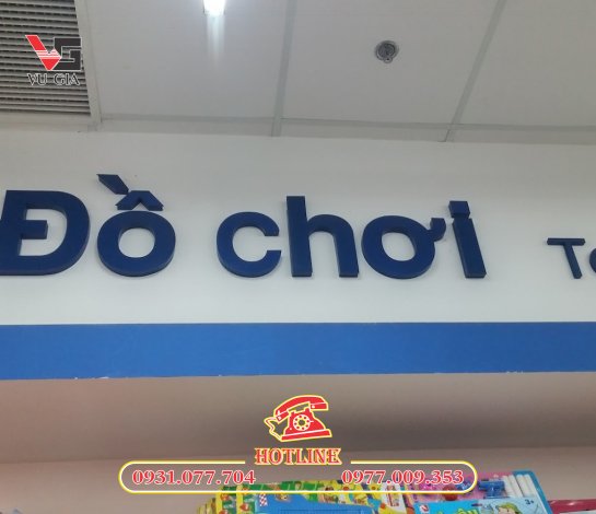 Làm bảng hiệu chữ nổi inox Thủ Đức đẹp, uy tín