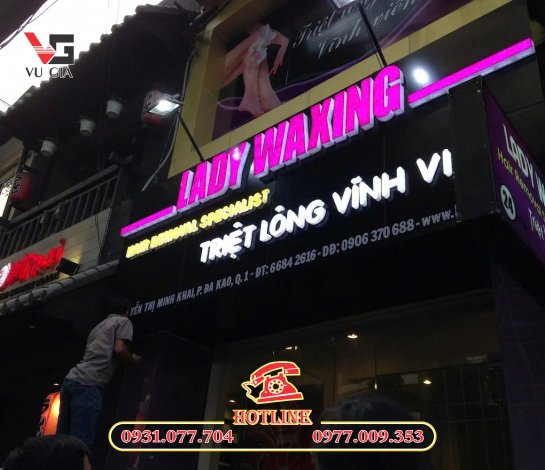 Thi công bảng hiệu hộp đèn spa Thủ Đức theo yêu cầu