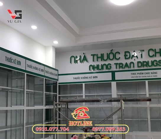 Thiết kế & thi công bảng hiệu nhà thuốc Thủ Đức theo yêu cầu