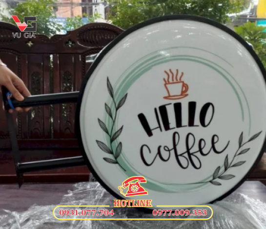 Làm bảng hiệu tròn TP HCM chất lượng, thi công nhanh