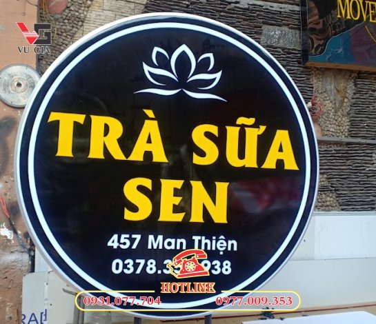 Thiết kế bảng quảng cáo trà sữa đẹp Tân Phú đẹp