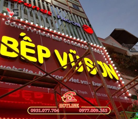 Báo giá bảng hiệu Alu chữ nổi Bình Thạnh mới nhất 