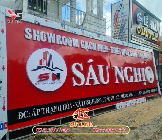 Báo giá làm bảng hiệu alu