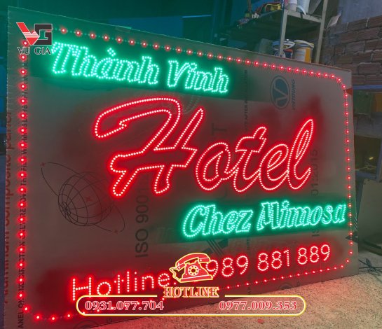 Báo giá bảng hiệu chữ nổi đèn LED mới nhất