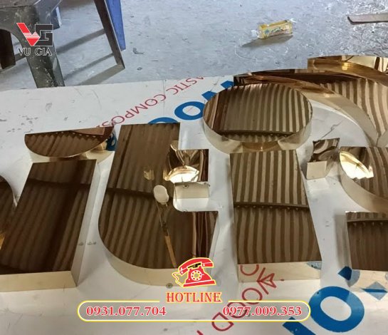 Đơn vị gia công chữ nổi inox TP HCM giá tốt