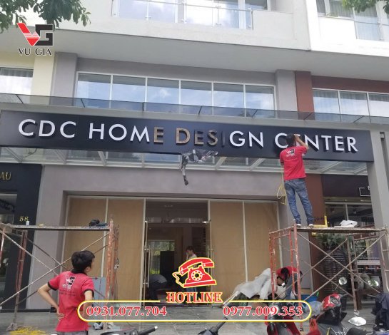 Báo giá làm biển quảng cáo chữ nổi TP HCM - Vũ Gia