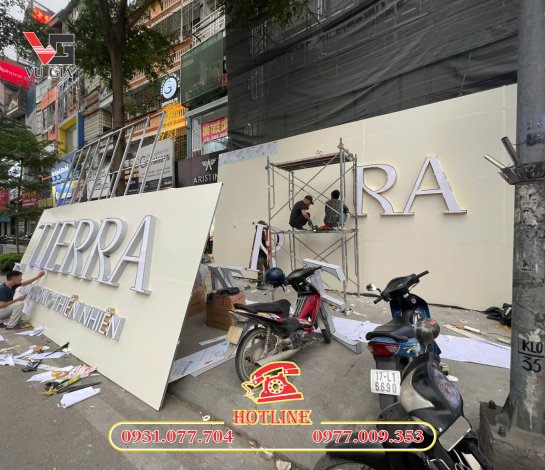 Dịch vụ làm bảng hiệu trọn gói TPHCM giá tốt tại Quảng Cáo Vũ Gia