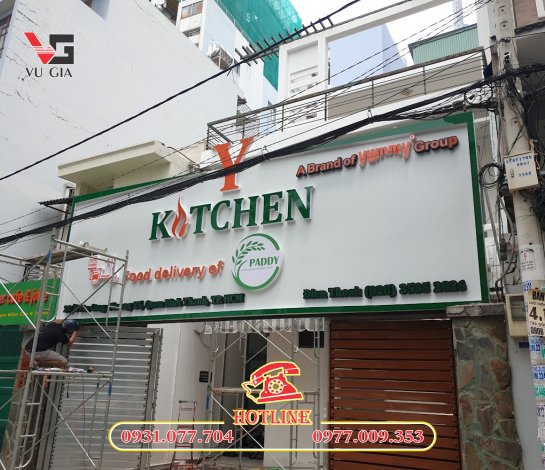 Dịch vụ làm biển quảng cáo chữ nổi TP HCM trọn gói